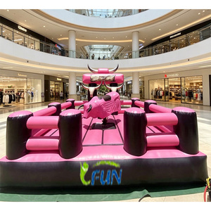 Toro Mecánico Inflable para Niños y Adultos, Material de PVC, Divertida Experiencia de Rodeo para Campo y Discoteca - Product Image 1