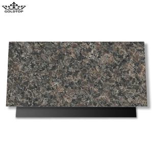Goldtop đá tự nhiên <span class=keywords><strong>caledonia</strong></span> Brown Granite tấm gạch cho sàn Vanity Countertop chìm - Product Image 5