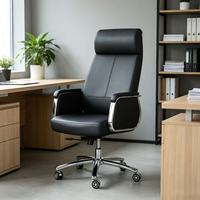 Chaises de bureau en cuir modernes et abordables pour les gestionnaires, chaises de bureau en cuir confortables et ergonomiques pour les patrons et les PDG