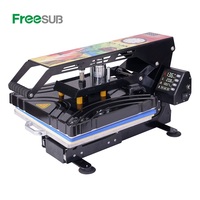Presse à chaud à plat manuelle Freesub 38*38cm Machine d'impression de t-shirts à vendre