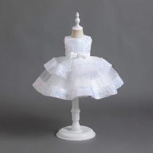 Vestido de Navidad para <span class=keywords><strong>niña</strong></span>, primer paseo, fiesta de cumpleaños, Princesa, <span class=keywords><strong>bautizo</strong></span>, tutú sin mangas con lentejuelas para niños, traje de Año Nuevo - Product Image 3
