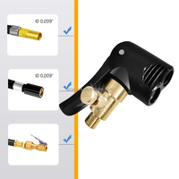 Auto pneu Valve pompe buse pince dégonflé voiture moto vélo Air mandrin gonfleur pompe gonflable adaptateur filetage connecteur