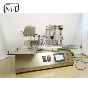 Rotary Machinery Liquid Filling Machine Glass Vial Plastic Bottle Filling And Capping Machine
