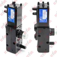 Vanne de basculement d'origine HYVA pour camions à benne basculante, système hydraulique, fonte nodulaire et aluminium, pression maximale 350 bar