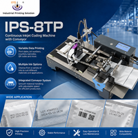 Machine de pagination et de codage intégrée mini IPS-8TP 25,4 mm, imprimante jet d'encre pour pagination, alimentateur par friction, machine de codage TIJ