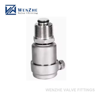 Vanne de purge d'air automatique en acier inoxydable 304/316 DN20 filetage BSP/NPT type flotteur vertical JUFENG
