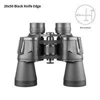 20X50 Large Paul Binoculars Low Light Night Vision HD Outdoor Portable Concert with No Lens Coating and Coordinates