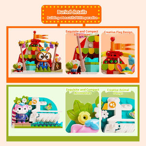 13071 Orange Bunny Game Creative MOC Assemble <b>Model</b> Ornament Children Unisex Educational <b>Building</b> <b>Block</b> <b>Toy</b> Plastic <b>Block</b> Set - Product Image 4