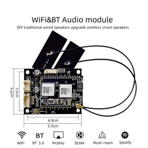 d类数模转换器wifi 2.4G数字放大器板蓝牙<span class=keywords><strong>5.0</strong></span>音频接收器放大器音乐流线板模块CL-100WB专业版 - Product Image 4