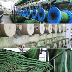 Nóng bán cỏ nhân tạo bóng đá cảnh quan đưa màu xanh lá cây Latex thể thao bóng đá vườn đo màu vật liệu xuất xứ ISO giấy chứng nhận - Product Image 4
