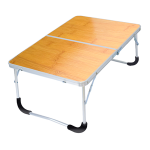 Leichter, moderner, faltbarer 2-Fuß-Tisch aus Aluminiumlegierung und MDF für Camping und Laptop-Arbeit im Freien, mit individueller Farbgebung für den Hotelgebrauch - Product Image 3