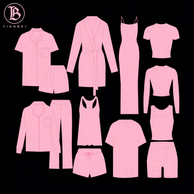 Women Sleepwear Custom Cotton Bamboo Modal Pajamas for Women Set Soft Lounge Wear Pyjamas Two Piece Women's Pajama Sets Clothing