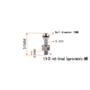Connecteur Spiderpro Black Widow 1/4\" en acier au carbone, nickelé, pièce unique, accessoire pour appareil photo à fixation sur ceinture - Product Image 5