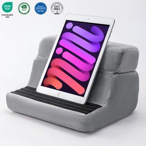 Oreiller confortable en mousse à mémoire de forme pour la lecture, lecture mains libres douce sur lit/canapé avec sac de rangement, support pour iPad, oreiller de lecture - Product Image 1