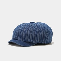Gorras de Pintor británico de alta calidad al por mayor sombreros de hiedra boinas vaqueras lavadas clásicas sombrero de vendedor de periódicos
