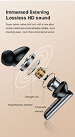 Earbud TWS Nirkabel Chipset JL Pribadi Pabrik dengan 4 Mic ANC ENC HD Call IPX4 Tahan Air Kontrol Sentuh
