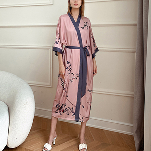 Vestido de moda personalizado, camisón largo de algodón para mujer, ropa de dormir de color <span class=keywords><strong>blanco</strong></span>/ - Product Image 6