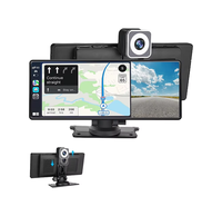 Écran intelligent universel portable 10,26 pouces sans fil Carplay Android Auto, navigation, connexion USB, DVR, garantie 1 an - RAM