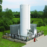 Réservoir de stockage cryogénique de CO2 liquide en acier inoxydable de 20 m3 avec certification ISO 9001, pression de conception de 2,16 Mpa, réservoir sous pression