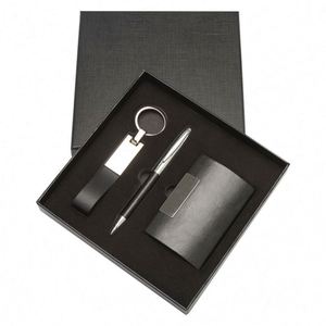 Juego de Regalo de Graduación Personalizado con Logotipo, Llavero, Bolígrafo, Cartera, Impresión en Serigrafía, Material de Papel, Día del Padre - Product Image 2