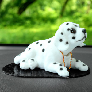 Y0017 Figurine de <span class=keywords><strong>chien</strong></span> en résine à tête oscillante pour <span class=keywords><strong>voiture</strong></span>, kit d'intérieur, cadeau créatif populaire - Product Image 2