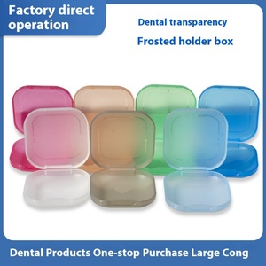 Portable Transparent Dental Holder <b>Box</b> Manual Source <b>Storage</b> Solution Oral Therapy Equipments Accessories <b>Storage</b> for Dental - Product Image 5