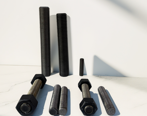 <span class=keywords><strong>Tige</strong></span> filetée entièrement en acier galvanisé M8 M10 M12 <span class=keywords><strong>M20</strong></span> avec finition en zinc et noir Din975 Système métrique Grade8/B7/L7 - Product Image 3