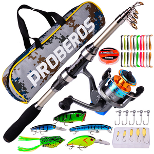 WEIHE <span class=keywords><strong>Ensemble</strong></span> de cannes à pêche économique <span class=keywords><strong>Canne</strong></span> à pêche longue ligne de pêche à moulinet <span class=keywords><strong>Ensemble</strong></span> de <span class=keywords><strong>canne</strong></span> à pêche et moulinet - Product Image 1