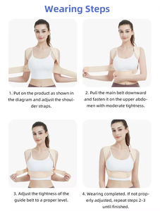 Ceinture <span class=keywords><strong>de</strong></span> soutien orthopédique médicale pour le dos, redresseur <span class=keywords><strong>de</strong></span> colonne vertébrale, améliore la <span class=keywords><strong>posture</strong></span>, soulage la douleur à l'épaule, <span class=keywords><strong>correcteur</strong></span> - Product Image 5