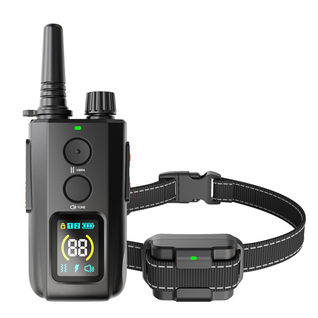 643 Electronic Bark Dog Training Collar Waterproof with 3 Working Modes Rechargeable and Remote Control