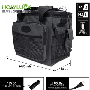 Borsa a tracolla per consegna Pizza 12V elemento riscaldante borsa termica pieghevole espandibile per consegna Pizza Fast Food - Product Image 6