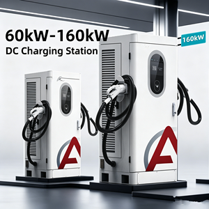 Meilleure Vente Station <span class=keywords><strong>de</strong></span> Recharge Rapide DC Double Pistolet 60kW 160kW Chargeur Commercial pour Véhicules Électriques Écran Tactile Hybride Mural OCPP 1.6 - Product Image 1