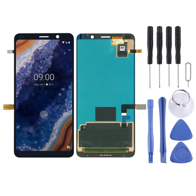 Global Version Original LCD Screen For Nokia 9 PureView With Digitizer Full Assembly Black Lcd Replacement Screen