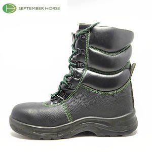 סגסוגת מותג מזויף פרווה הודית פו בטוח גברים בטיחות נעליים - Product Image 3