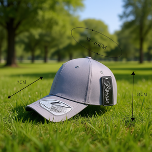 Cappellino da Baseball Bonnie a 6 Pannelli, Regolabile, Unisex, per Adulti, 58-63Cm, in Poliestere Twill, Traspirante, Impermeabile, Casual - Product Image 2