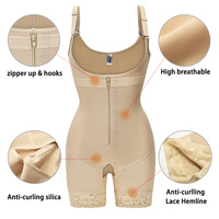 Etiqueta privada Etapa 2 Post Op BBL Body Shaper Control de barriga Body adelgazante Levantador de glúteos Transpirable Colombiano S 2 piezas
