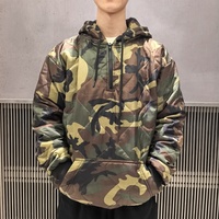 Hoodie/Veste MITO Woobie personnalisable, doublure de poncho camouflage réversible, imperméable, pull-over
