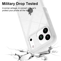 Casing Desain Sporty Heavy Duty 3-in-1 Transparan Anti Benturan Bahan PC+TPU untuk iPhone 17pro & 17Air Terlaris