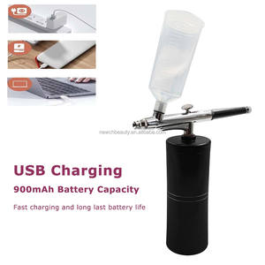 Sistema de Aerógrafo Recargable, Pistola de Pulverización de Maquillaje Portátil <span class=keywords><strong>para</strong></span> Artistas, Decoradores de Pasteles, Arte de Uñas, Manualidades, Pintura de Modelos, Aficionados, Tinte <span class=keywords><strong>para</strong></span> <span class=keywords><strong>el</strong></span> Cabello - Product Image 2