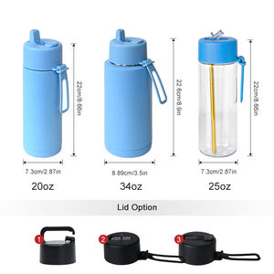 कारखाने की आपूर्ति 25 औंस कस्टम फ्रेंडली चौड़े मुंह पानी की बोतल बीपा मुक्त ट्रिटन प्लास्टिक पानी की बोतल - Product Image 4