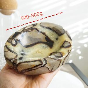 Cuenco Septariano Natural Tallado a Mano, Cuenco de Piedra Curativa de Cristal para Decoración del Hogar, Reiki, Meditación, Feng Shui, Venta al por Mayor - Product Image 3
