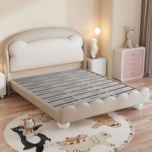 Cama Individual Creamy Cloud para Niños, Diseño Moderno y Minimalista con Almacenamiento de Juguetes Integrado y Adorables Detalles de Osito de Peluche - Product Image 2