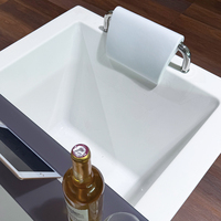 Oreiller de bain complet du corps-Oreiller de baignoire extra long pour spa pour un soutien complet de la tête, du cou et du dos
