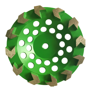 Disco Abrasivo <span class=keywords><strong>de</strong></span> Diamante Turbo Tipo Copa, 9 Segmentos, 180mm, Doble Capa, OEM para Amoladora <span class=keywords><strong>Angular</strong></span>, Hormigón y Piedra - Product Image 4