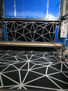 Alfombra de Cine de Alta Calidad Personalizada para Salones de Banquetes, Resistente al Fuego, de Lujo, en Blanco y Negro, de Pared a Pared, de Lana, para Hoteles y Cines - Product Image 1