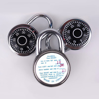 Cadenas à cadran rond, combinaison de chiffres, serrure à Code, coffre-fort, valise, sécurité, cadenas de vélo, serrure de porte d'armoire