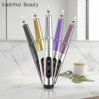 Vantrend Beauty VC-18 Stille Elektrische Nagelboor 25000RPM Borstelmotor Type-C Oplaadbaar Aluminium Pen Vorm LED Groothandel