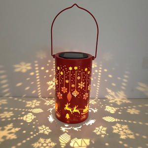 โคมไฟแขวนเหล็กพลังงานแสงอาทิตย์กันน้ำกลางแจ้งสำหรับตกแต่งสวน<span class=keywords><strong>ระเบียง</strong></span>ต้นไม้โคมไฟสร้างบรรยากาศคริสต์มาส - Product Image 2