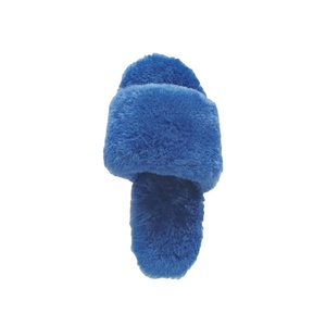 Sample Support Fluffy <strong>slippers</strong> for Women Shearling Easy On/Off Slide Sandal <strong>Slipper</strong> Fur Slides - Product Image 5
