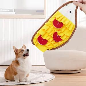 Tapis de reniflement interactif et écologique en polaire de haute qualité pour chiens, avec base antidérapante et distributeur de nourriture lent, de marque tendance - Product Image 4